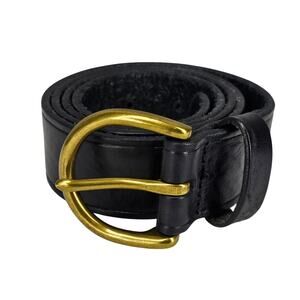 MADEWELL WOMEN'S BLACK GENUINE LEATHER BELT – SIZE SMALL - STYLE B3052